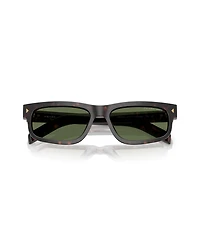 Prada Men's Rectangle Polarized Sunglasses, Pr B11S