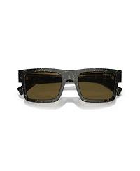 Prada Men's Rectangle Sunglasses, Pr 19WS