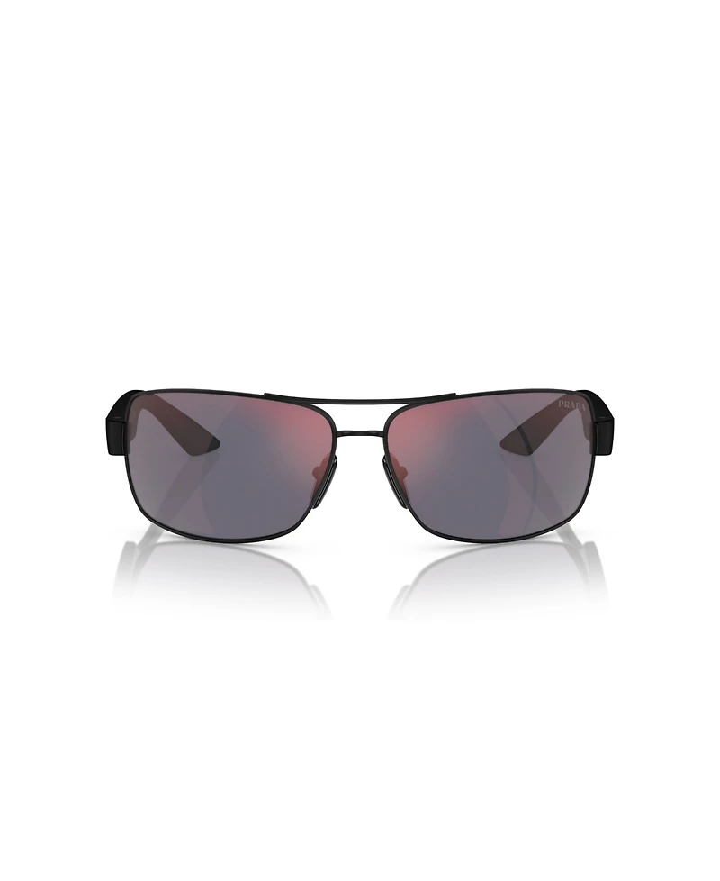 Prada Linea Rossa Men's Rectangle Sunglasses, Ps 50ZS