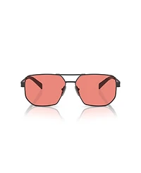 Prada Linea Rossa Men's Pilot Sunglasses, Ps 51ZS