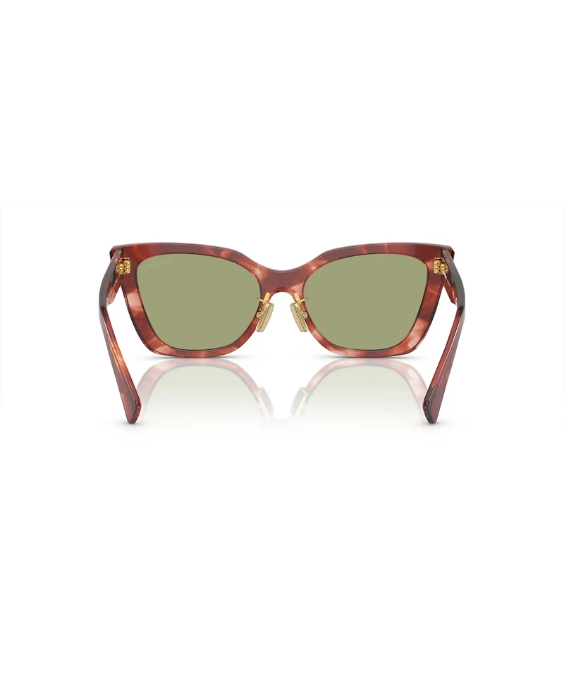 Miu Miu Women's Square Sunglasses, Mu 02ZS