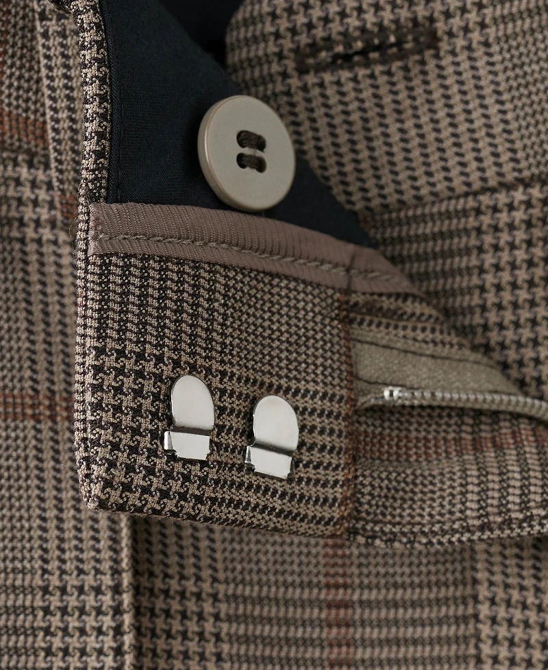 Mango Women's Wool-Blend Check Pants