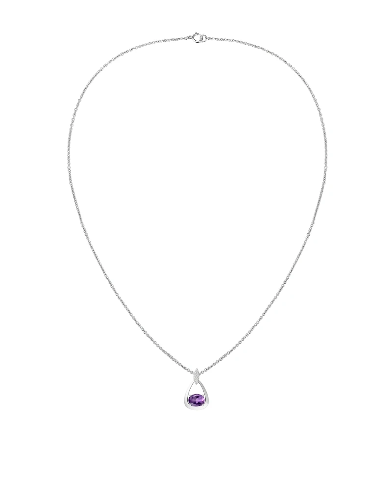 Macy's 2-Pc. Ruby (3.5 ct. t.w.) And Lab-Grown White Sapphire (0.03 Earrings Pendant Set Sterling Silver (Also Available Opal, Ame