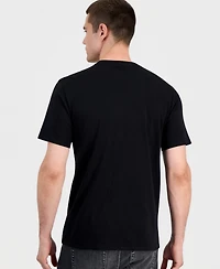 Karl Lagerfeld Paris Men's Embroidered Logo Cotton Crewneck T-Shirt