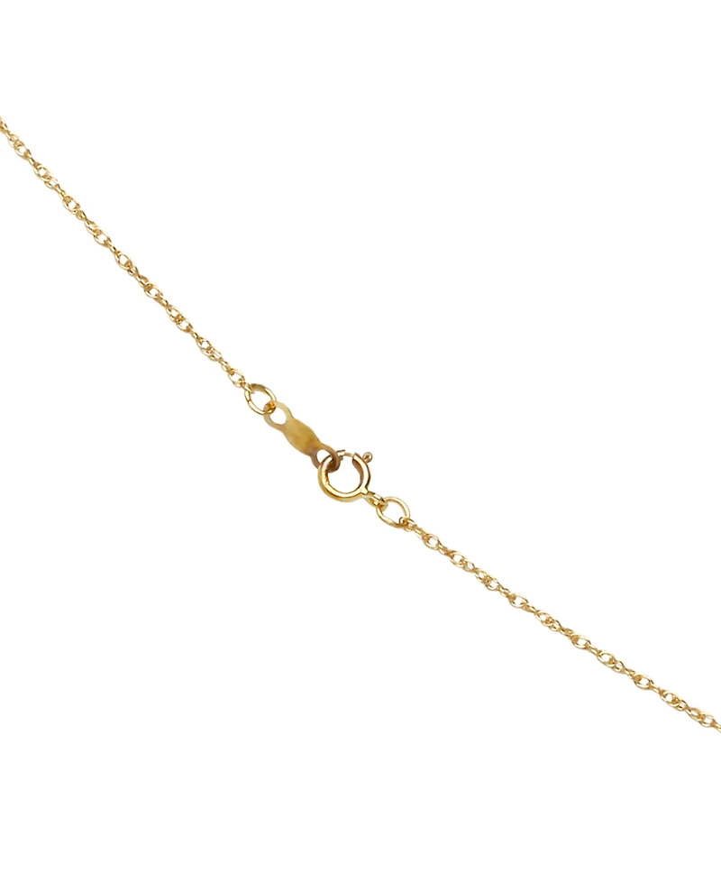 Macy's Bar Drop Pendant Necklace in 14k Yellow Gold