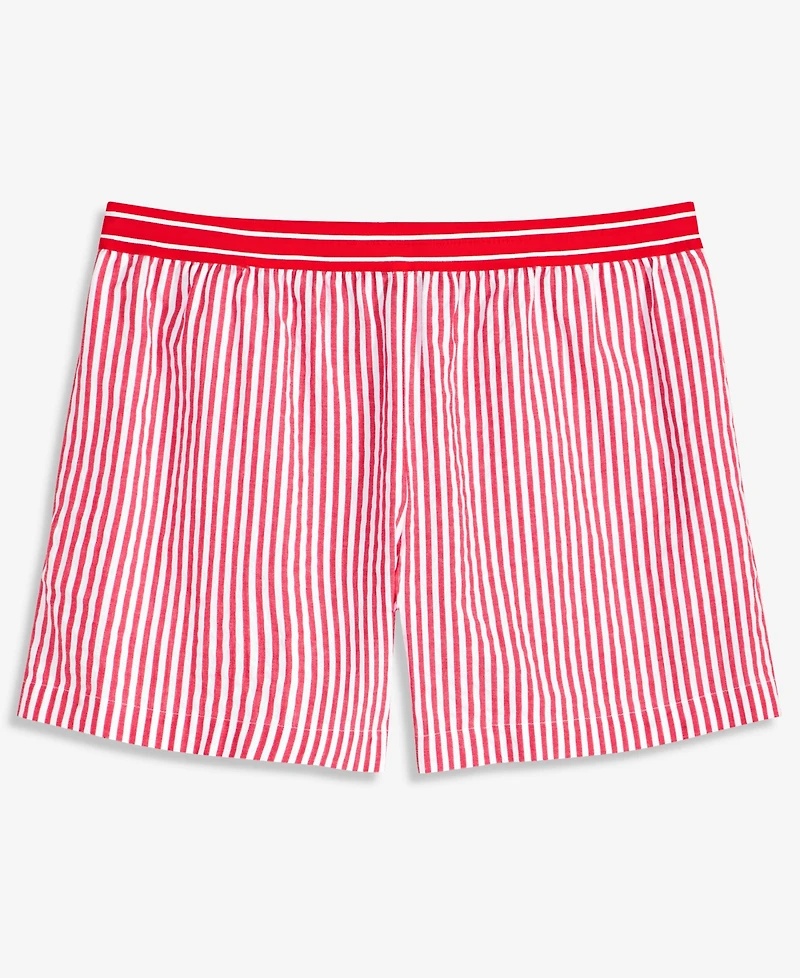 On 34th Women's Striped Boxer-Style Shorts, Macy's Exclusive