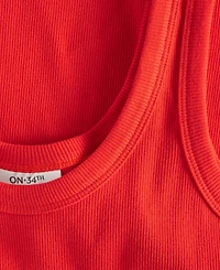 On 34th Women's Double Scoop-Neck Layering Tank Top, Macy's Exclusive