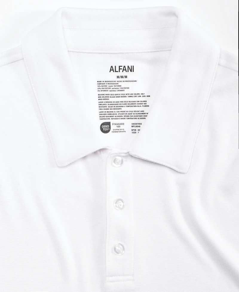 Alfani Men's Alfatech Polo Shirt, Macy's Exclusive