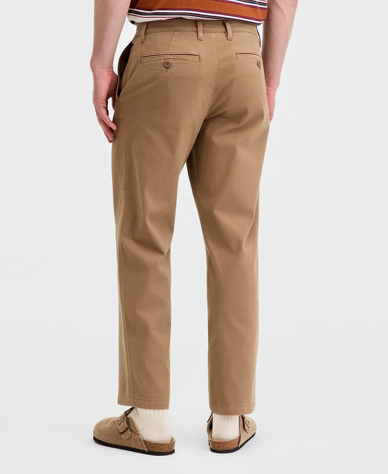 Sun + Stone Men's Cotton-Blend 32" Inseam Relaxed Chino Pants, Macy's Exclusive