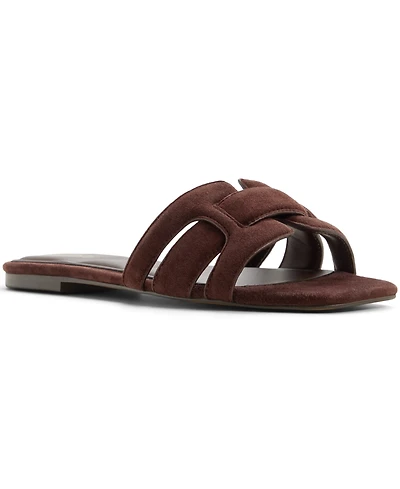 Aldo Women's Elenaria Square Toe Flat Sandals