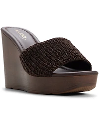 Aldo Women's Grounded Slip-On Wedge Sandals