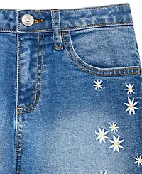 Epic Threads Girls' 5-20 Embroidered Denim Shorts, Macy's Exclusive