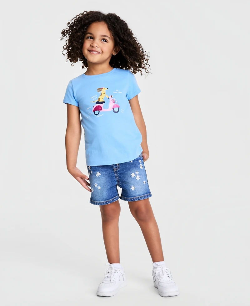 Epic Threads Girls' 12M-5T Scooter Pup Tee, Macy's Exclusive