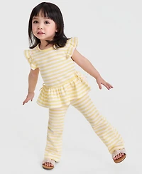 Epic Threads Girls' 12M-5T Striped Top and Pants, 2-Piece Set, Macy's Exclusive