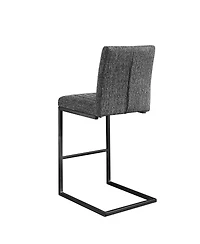 Streamdale Furniture Speckled Gray Tufted Bar Stool - 2 Sets