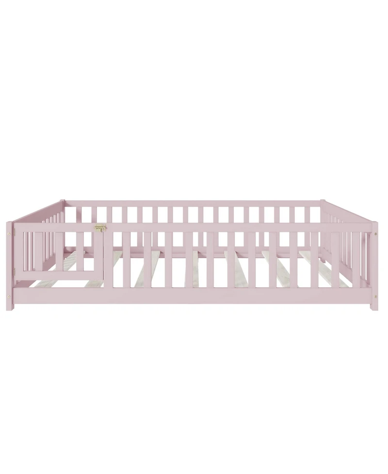 Streamdale Furniture Floor Bed with Fence & Door