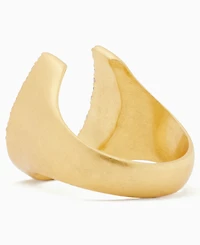 kate spade new york Cubic Zirconia Saddle Up Pave Horseshoe Ring