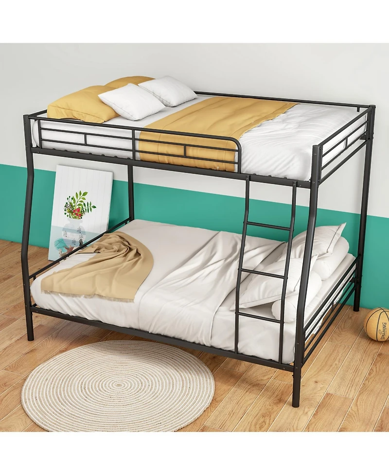 Streamdale Furniture Heavy Duty Full Over Queen Bunk Bed Frame