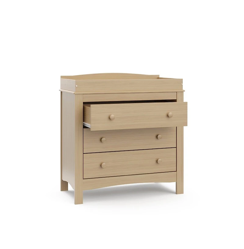 Graco Noah 3 Drawer Chest with Changing Topper (Driftwood)