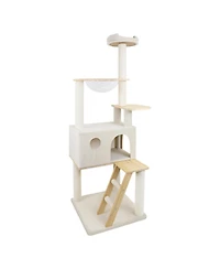 Zeus & Ruta 165cm Wood Cat Tree