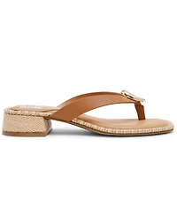 Dv Dolce Vita Women's Nuala Whipstitch Embellished Thong Slip-On Dress Sandals
