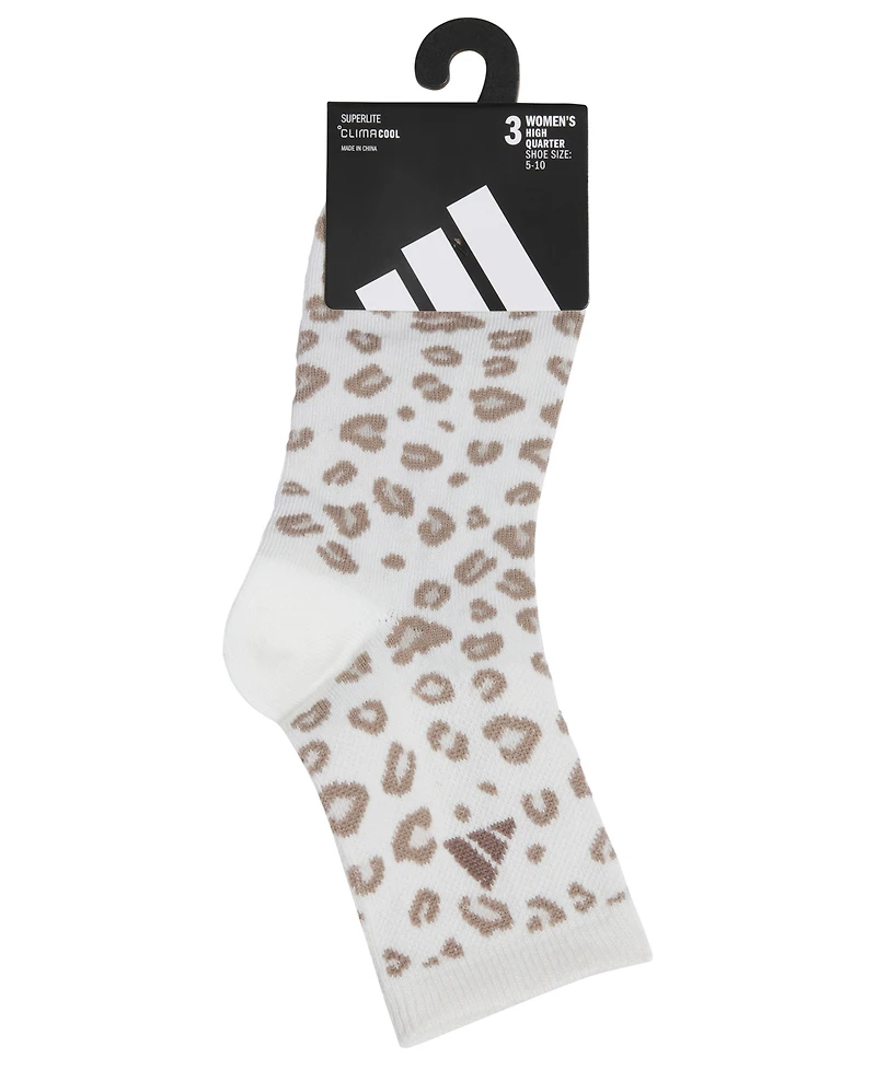 Womens Leopard Luxe 3-p