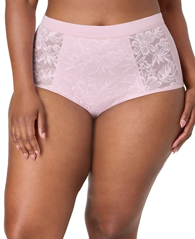 Bali Women's Breathe Lace High-Rise Brief Underwear Dfclbf