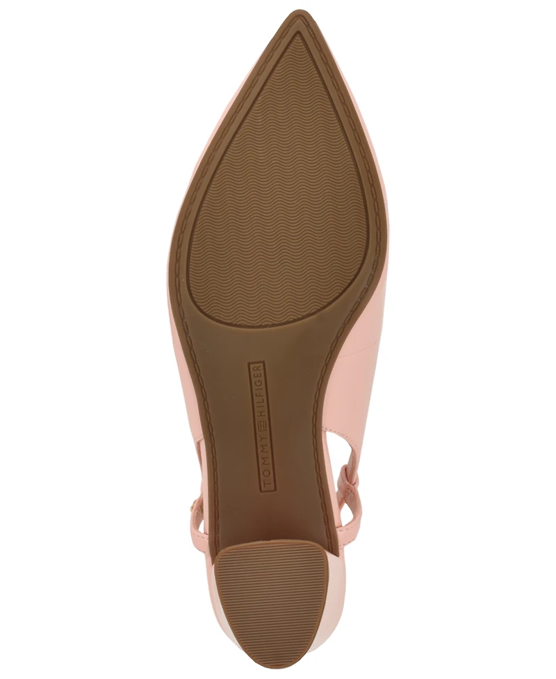 Tommy Hilfiger Women's Jezibee Block Heel Dress Slingback Pumps