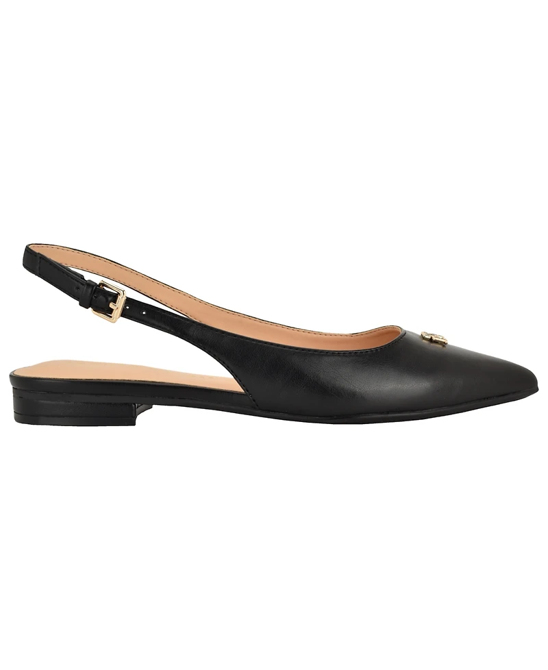 Tommy Hilfiger Women's Velina Pointed Toe Ballet Flats