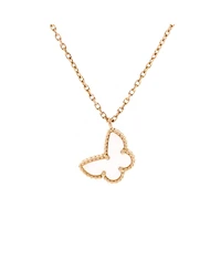 Pre-Owned Van Cleef & Arpels Sweet Alhambra Butterfly Pendant Necklace