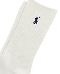 Polo Ralph Lauren Women's Classic Ribbed Crew Socks 79104