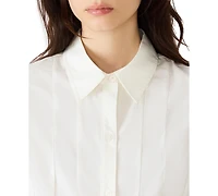 Steve Madden Women's Porter Button-Up Top