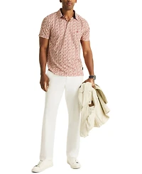 Nautica Men's Short-Sleeve Printed Sand Dollar Polo Shirt