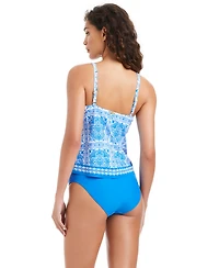 Beyond Control Women's High-Neck Tankini Swim Top