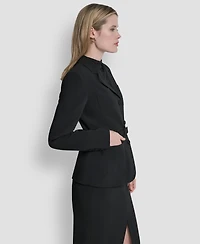 Dkny Women's Tailored Belted Blazer Jacket