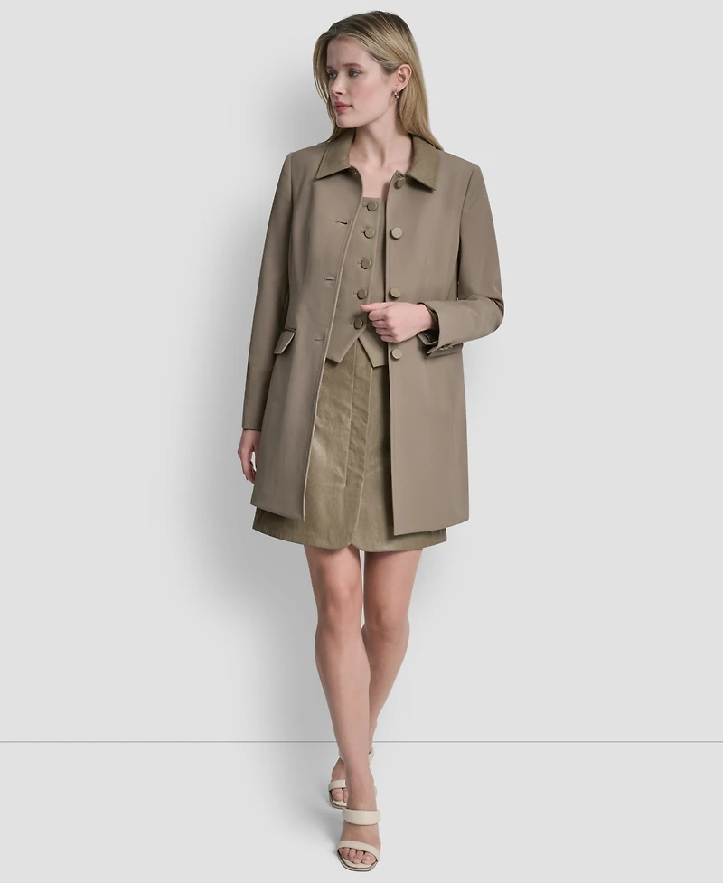 Dkny Women's Tech Sport 4-Button Topper Jacket