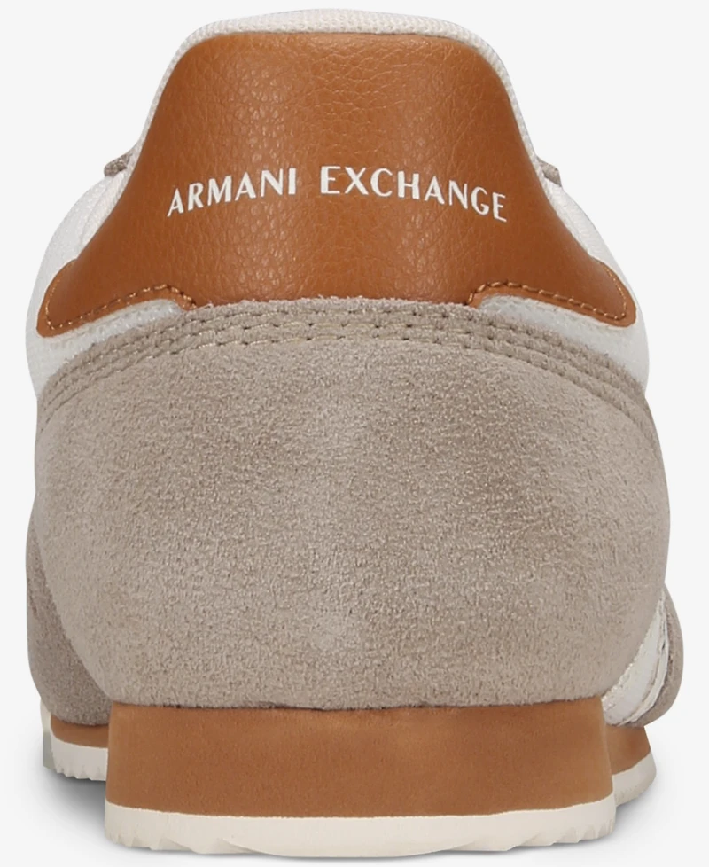 A|X Armani Exchange Men's Suede Trip Sneakers