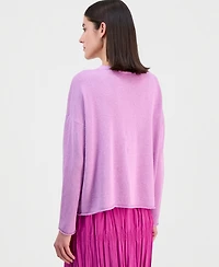 Eileen Fisher Women's Linen & Cotton Relaxed Sweater