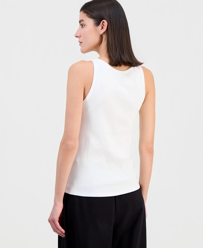 Eileen Fisher Women's Scoop Neck Slim Tank Top