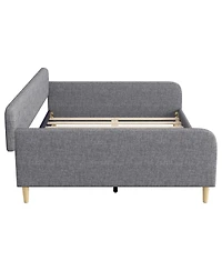 Streamdale Furniture Queen Upholstered Daybed with 4 Support Legs