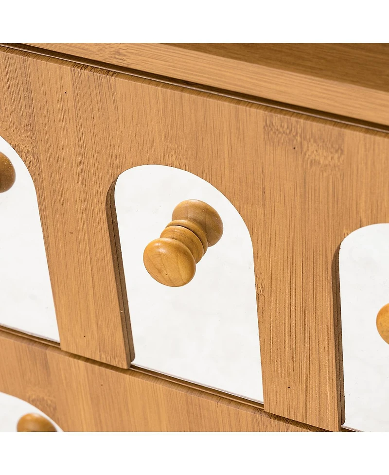 Streamdale Furniture Two Drawers Nightstand