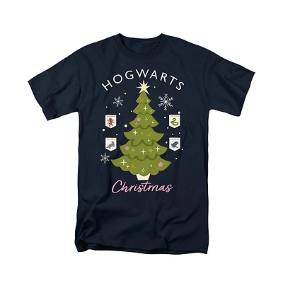 Harry Potter Men's Hogwarts Christmas Tree T Shirt