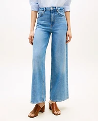 Tommy Hilfiger Women's Wide-Leg High-Waist Jeans