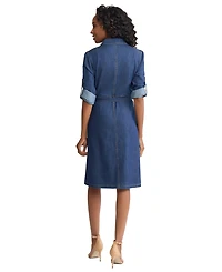 Jones New York Petite Long-Sleeve Shirt Dress