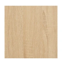 Wall Display Shelf 3 pcs Sonoma Oak Engineered Wood