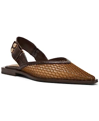 Steve Madden Women's Shay-Mesh Slingback Pointed Toe Flats