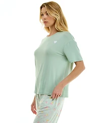 Roudelain Women's Drop Shoulder Crew Neck Top