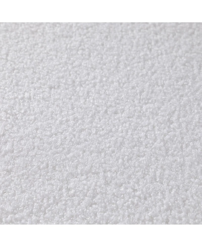 Streamdale Furniture Sherpa Sofa Ottoman, No Assembly Required