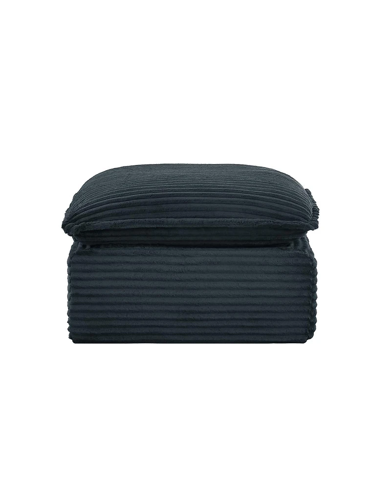 Streamdale Furniture Cloud Sectional Couches for Living Room, Convertible L-Shape Couch with Ottoman