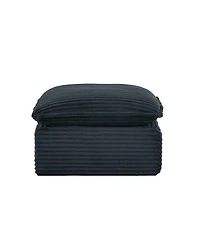 Streamdale Furniture Cloud Sectional Couches for Living Room, Convertible L-Shape Couch with Ottoman